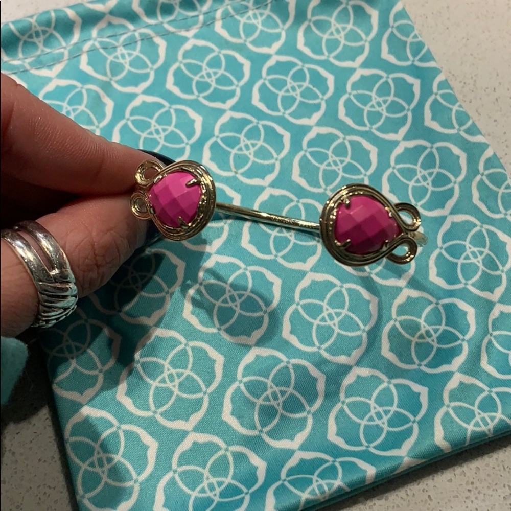 Kendra Scott hot pink bracelet